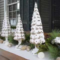 Lighted Glass Decorative Christmas Tree