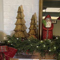 Lighted Glass Tiered Tree