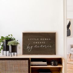 Little Homes Framed Wall Art