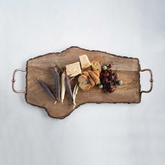 Live Edge Mango Slab Serving Tray