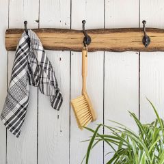 Live Edge Multi Hook Wall Rack