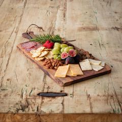 Live Edge Wooden Farmhouse Cutting Board
