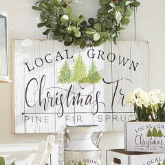 Local Grown Christmas Trees Wall Art