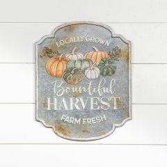 Locally Grown Rustic Metal Fall Sign