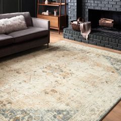 Loloi Rosette Ivory/Multi Area Rug