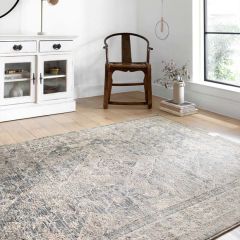 Loloi II Teagan Collection Sky/Natural Rug