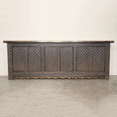 Long Rustic Pine 6 Door Sideboard