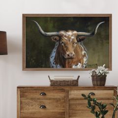 Longhorn By Brenda Pollreisz Framed Wall Art