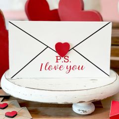 Love Letter Wood Sign