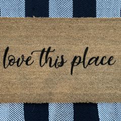 Love This Place Coir Welcome Mat