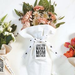 Love You Mama Reusable Bouquet Bag