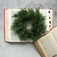 Lush Cedar Wreath 10 Inch Set of 2