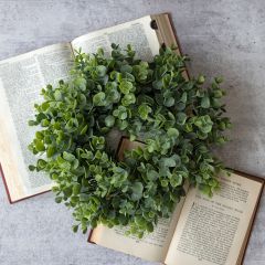 Lush Eucalyptus Candle Wreath