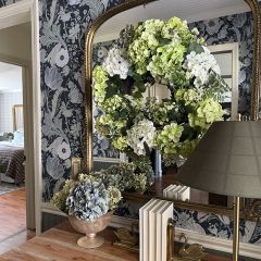 Lush Spring Hydrangea Wreath