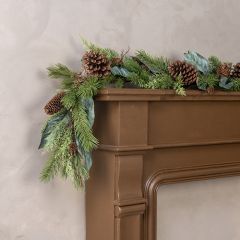 Magnolia and Mixed Pine Garland