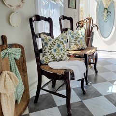 Mahogany Ladderback Side Chair