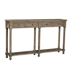 Mahogany Wood Console Table
