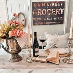 Main Street Grocery Vintage Canvas Wall Art