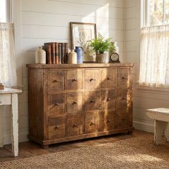 Mango Wood Apothecary Cabinet