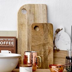 Mango Wood Rectangle Cheese Board Set of 3