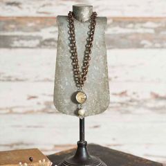 Mannequin Bust Jewelry Display Stand