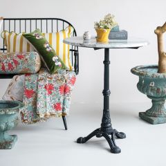 Marble Top Round Bistro Table