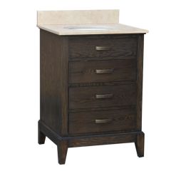 Marble Top Vanity Sink with Drawers