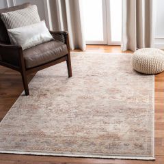 Marvelous Florals Fringed Area Rug