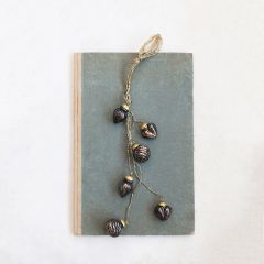 Mercury Glass Ornaments On Beaded Hanger