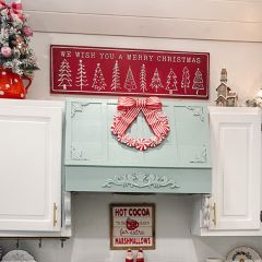 Merry Christmas Metal Wall Sign