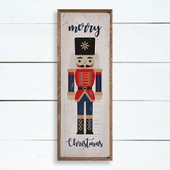 Merry Christmas Nutcracker Wall Art