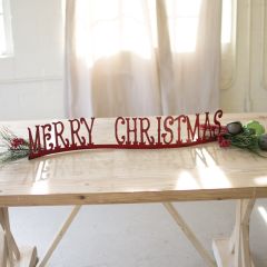 Merry Christmas Tabletop Accent