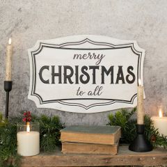 Merry Christmas To All Metal Sign