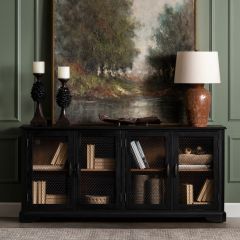 Mesh Door Rustic Sideboard