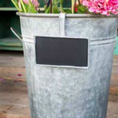 Metal Blackboard Label Set of 4