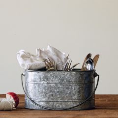 Metal Bucket Divided Caddy