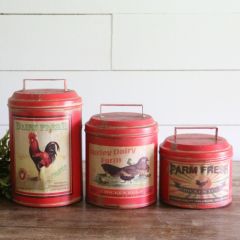 Farmhouse Canister Set Set of 3