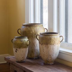 Metal Chateau Garden Pot