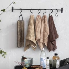 Metal Display Rod With Hooks