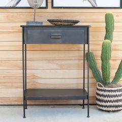 Metal File Drawer Side Table