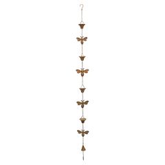 Metal Garden Bee Rain Chain