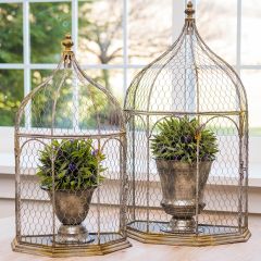 Metal Gazebo Wall Decor Set of 2