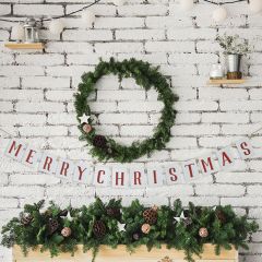 Metal MERRY CHRISTMAS Banner