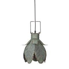 Metal Palm Leaf Pendant Light