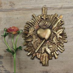 Metal Sacred Heart Ornament