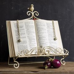 Metal Scrollwork Cookbook Stand