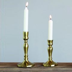 Metal Taper Candle Holder Set of 2