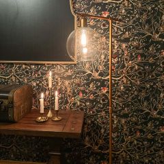 Metallic Finish Floor Lamp