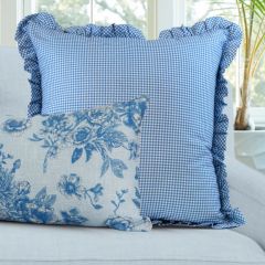 Micro Gingham Check Pillow Cover