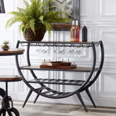 Mid Century Modern Bar Rack